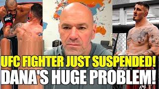 Dana White GETS in huge PROBLEMS, UFC fighter suspended after getting CAUGHT, Tom Aspinall