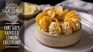 Earl Grey Candied Lemon Cheesecake