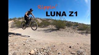 Luna Z1 Ebike Rippin' It on South Mountain, Phoenix, AZ