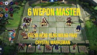 MAGIC CHESS - 6 WEPON MASTER + 3 NORTHERN VALE DIKASIH BIJI MM FREYA MENGGILA