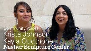 Pride at the Nasher Community Voices: Krista Johnson and Kayla Oudthone