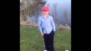 Water Skip Junior Golf Shot