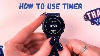 How to Use Timer and Stopwatch on Garmin Vivoactive 5