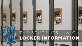 Using Your Locker - The Students' Union, Calgary