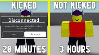 HOW TO GO AFK ON ROBLOX FOR OVER 20 MINUTES! *Without Getting Kicked*