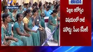 Govt To Hike Anganwadi Workers & Helpers Salaries In Telangana