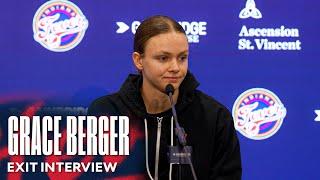 Grace Berger 2024 Exit Interview | Indiana Fever