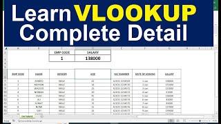 how to use VLOOKUP in excel step by step