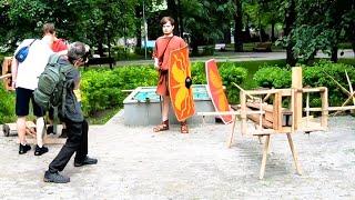 Таганский парк. Нашествие римлян