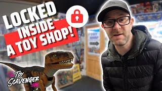 I GOT LOCKED INSIDE A TOY SHOP! London Toy Store Tour Vintage - The Toy Scavenger Hunting