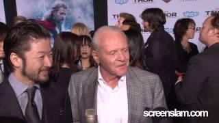 Thor: The Dark World: Anthony Hopkins and Tadanobu Asano Exclusive Premiere Interview | ScreenSlam