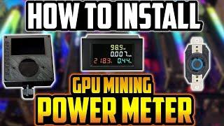 How To Wire a Power Meter For Your GPU Mining Rigs | Step by Step