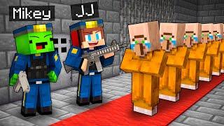 Mikey and JJ Became FBI to Arrest Villagers Battle in Minecraft - Maizen