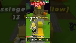  Alexander14 Killed Me!!! #shorts#kill#bedwars#pvp#blockmango#1vs1#youtuber