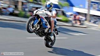 Best of Bikers 2014 - Superbikes Burnouts, Wheelies, Revvs and loud exhaust sounds!