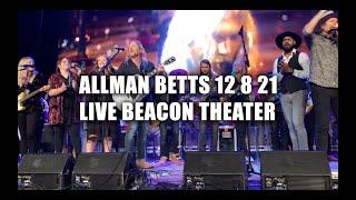 Front Row Allman Betts Band December 2021 Greg Allman Birthday Celebration Beacon Theater NYC