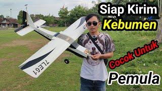  MAIDEN FLIGHT RC TRAINER TERBANG PERDANA PESAWAT RC UNTUK PEMULA ORDERAN DARI KEBUMEN 