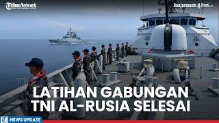 Latihan Gabungan TNI AL dan Angkatan Laut Rusia Selesai, Penampakan Kapal Selam Rusia Terekam