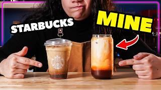 Make a $1 Starbucks Iced Brown Sugar Oat Shaken Espresso AT HOME!