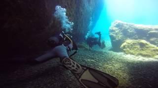 Scuba Diving in Santorini, Greece 2015.