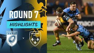 Cardiff Rugby v Dragons | Highlights | Round 7 | United Rugby Championship 2024/25