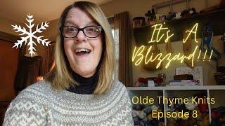 Olde Thyme Knits Podcast Episode 8 - Blizzard Sweater, Mittens & Hats! #knitting #knittingpodcast