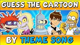 Guess the CARTOON BY THE THEME SONG QUIZ!  | CHALLENGE/ TRIVIA