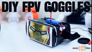 DIY FPV Goggles 5.8Ghz 5 Inches Screen Affordable and Easy FPV