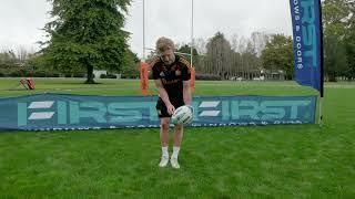 Ultimate Rugby  Training Experience Damian Mckenzie explains Punt exercises