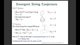 Timo Weigand & Rafael Álvarez-García (DESY): Membrane limits in Quantum Gravity