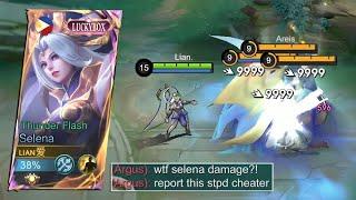 ENEMY TRASHTALKER UNDERESTIMATE MY JUNGLE SELENA SO I DID THIS - MLBB