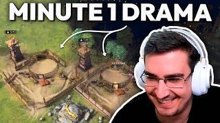 Beasty Gets Into a FFA With Randoms in AOE4...
