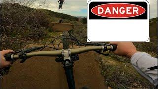 A LINE in Socal! 40 FT JUMPS! Area 51 MTB Full Run 1/6/2024