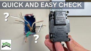 Identify Which Wire Goes To Line vs Load Terminals | GFCI Outlet