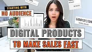 The 5 Digital Products To Make Sales FAST… Starting With NO AUDIENCE!