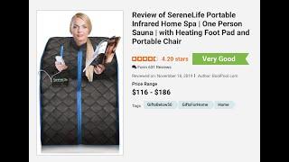 Review of SereneLife Portable Infrared Home Spa