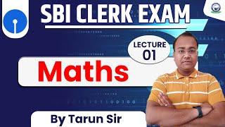 SBI Clerk Exam || Maths || Lecture - 1 || By Tarun Sir #bankingexams #kgs #sbiclerk