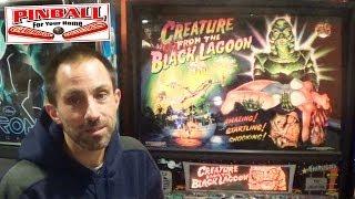 CREATURE FROM THE BLACK LAGOON Pinball Machine ~ GRC Feature Review & Gameplay Battle!