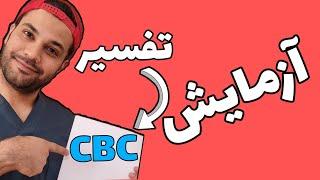 تفسیر آزمایش CBC| کم خونی| CBC interpretation