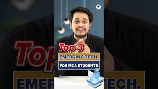 Top 3 MCA Jobs in India 2024Best Emerging Technologies For MCA Students#mca #salary #shorts