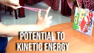 Work - Potential and Kinetic energy Science Experiment