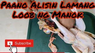 Paano Alisin ang laman loob ng manok