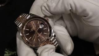 Rolex Date Just 41 Chocolate Dial