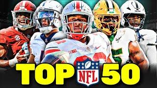 Ranking the TOP 50 Prospects in the 2025 NFL Draft