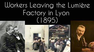 Workers Leaving the Lumière Factory in Lyon (1895)La Sortie de l'Usine Lumière à Lyon》Louis Lumière