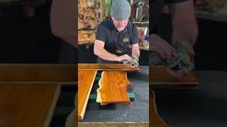 Hand Finishing 1,000 Year Old Yew (The Most Beautiful Wood)