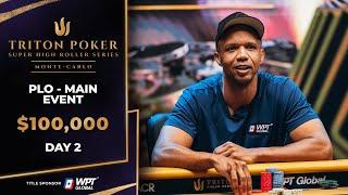 $100K PLO MAIN EVENT - Event #15 Day 2 | Triton Poker Series Monte-Carlo 2024