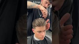 MIDDLE PART ️ #barber #haircut #haircuts #hairstyle #hairstylecutting