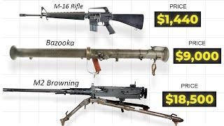 Military Weapons Price Comparison