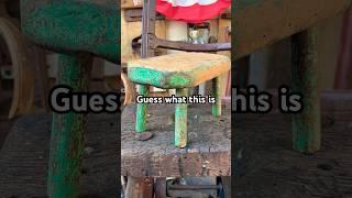 Guess what this is-Primitive and Practical #primitives #antique #green#18thcentury #stools